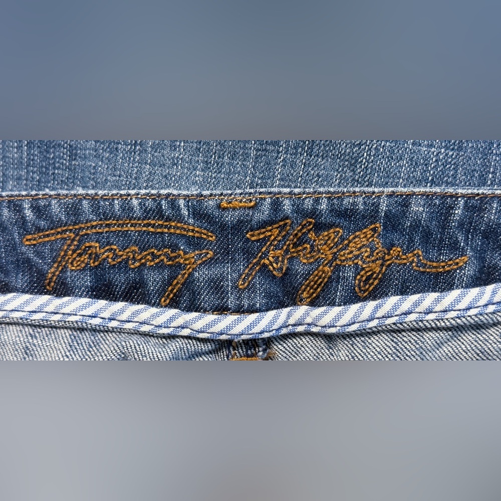 Tommy Hilfiger Plus 22 Cropped Straight Jeans 25 Inseam Medium Wash - Picture 2 of 15